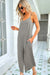 Round Neck Pocketed Sleeveless Jumpsuit Preorder
