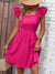 Square Neck Butterfly Sleeve A-Line Dress Preorder