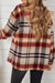 Plaid Pocketed Button Down Shacket Preorder