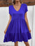 V-Neck Short Sleeve Dress with Pockets Preorder