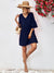 V-Neck Flare Sleeve Mini Dress Preorder
