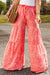 Floral Tiered Wide Leg Pants Preorder