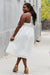 White Birch Full Size Lace Detail Sleeveless Lace Midi Dress