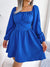 Tied Square Neck Balloon Sleeve Dress Preorder