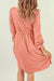 Button Down Long Sleeve Dress with Pockets Preorder