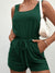 Square Neck Sleeveless Romper with Pockets Preorder