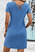 Short Sleeve V-Neck Mini Dress Preorder
