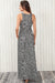Leopard Round Neck Sleeveless Maxi Dress Preorder