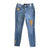 Retro Vibes Judy Blue Patch Skinny Jeans