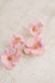 Pink Floral Drop Earrings