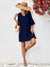 V-Neck Flare Sleeve Mini Dress Preorder