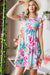 Floral Round Neck Mini Dress Preorder