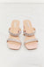 MMShoes Leave A Little Sparkle Rhinestone Block Heel Sandal in Pink