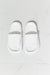 MMShoes Arms Around Me Open Toe Slide in White