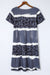 Leopard Color Block V-Neck Short Sleeve Dress Preorder