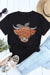 Animal Graphic Round Neck T-Shirt Preorder