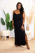 Unleash Your Beauty - Black Maxi Dress